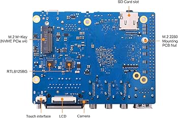 Amazon.com: Orange Pi 5 Plus 16G RAM Single Board Computer RK3588