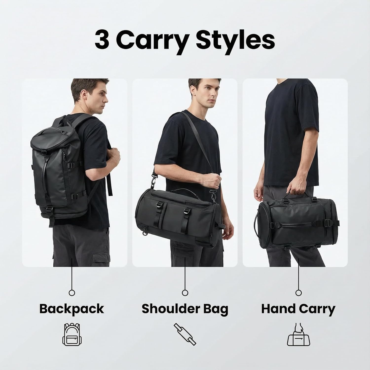 Gym Bag,with Independent Shoe Compartment, Outdoor Sports Basketball Backpack