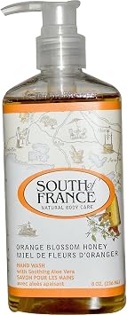South of France Liquid Soap, Orange Blossom Honey, 8 Fluid Ounce