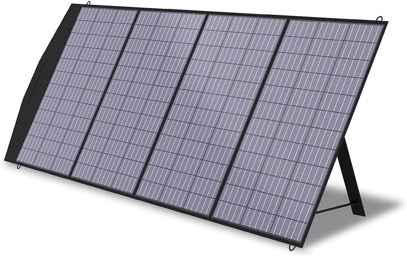 ALLPOWERS SP033 200W Portable Solar Panel Foldable, 23% High Efficiency Solar Charger with MC4 Connectors for Power Station, RV, Camping, Home Use, Compact Folding Solar Panel