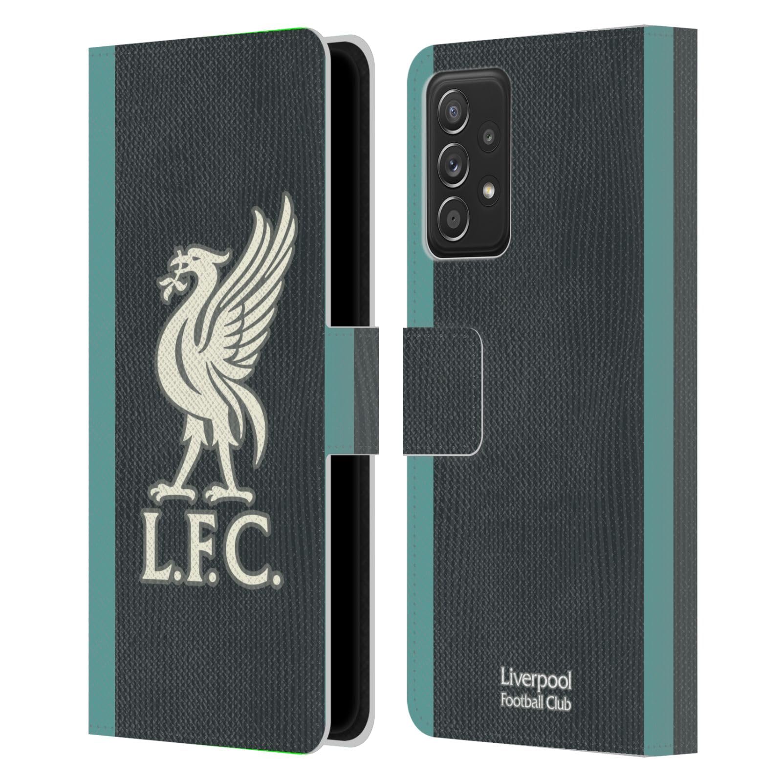 Head Case Designs Officially Licensed Liverpool Football Club Away Kit 2024/25 Leather Wallet Case Compatible With Samsung Galaxy A53 5G (2022)