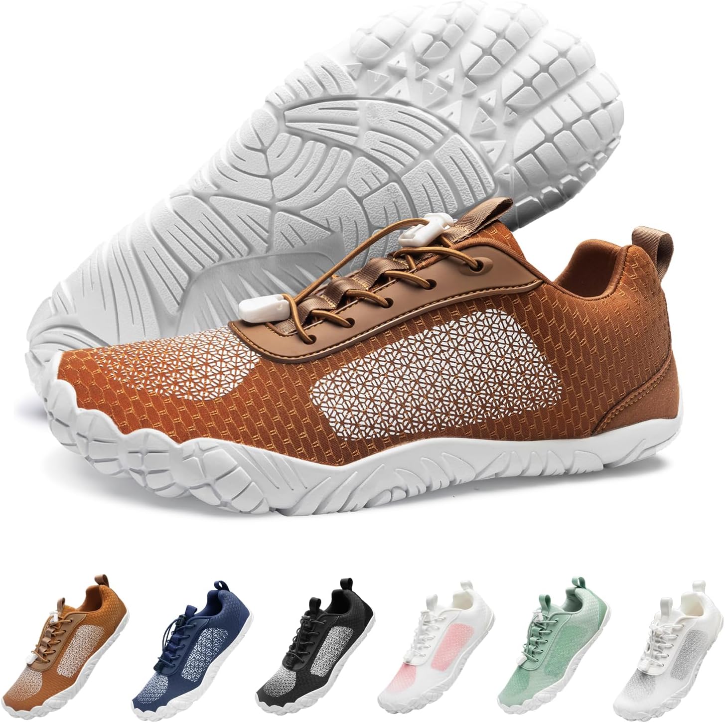 Hiking Cloud-Like Barefoot Shoes Women Men Footwear,Minimalist Trail Running Shoe for Women,Wide Toe Box Zero Drop Slight Arch-Support Breathable Walking Shoes,Non-Slip Flexible Gym Workout Shoes