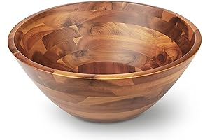 AIDEA Acacia Wood Salad Bowl: A Natural and Stylish Kitchen Accessory
