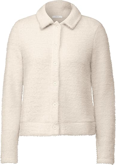 Cecil Veergaren cardigan voor dames, Raw Zand Beige, S