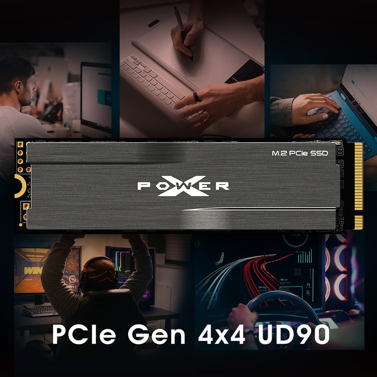 Amazon.com: Silicon Power 2TB UD90 NVMe 4.0 Gen4 PCIe M.2