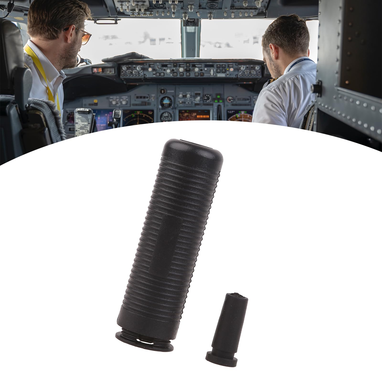 ZHENZQ U174 Headset to Civilian Wiring General Aviation Headphone Adapter for Helicopter Headset