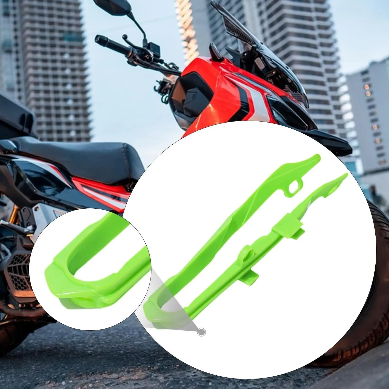 Tendicatena Moto Compatibile Con CRF Per 250R 450R Moto Protezione Catena Guida Protezione Catena Cursore Protezione Rullo Forcellone Copertura