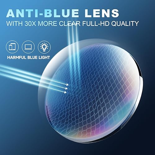 Miniatura 5 de Templos decorativos de fibra de carbono de alta calidad, lentes de lectura progresivos multienfoque para hombre, lentes de lectura multifocales de