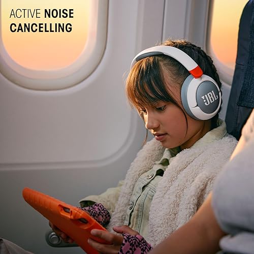 Miniatura 5 de JBL Junior 470NC - Auriculares inalámbricos sobre la oreja con cancelación de ruido para niños con JBL Safe Sound (<85 dB), diseñados para niños,