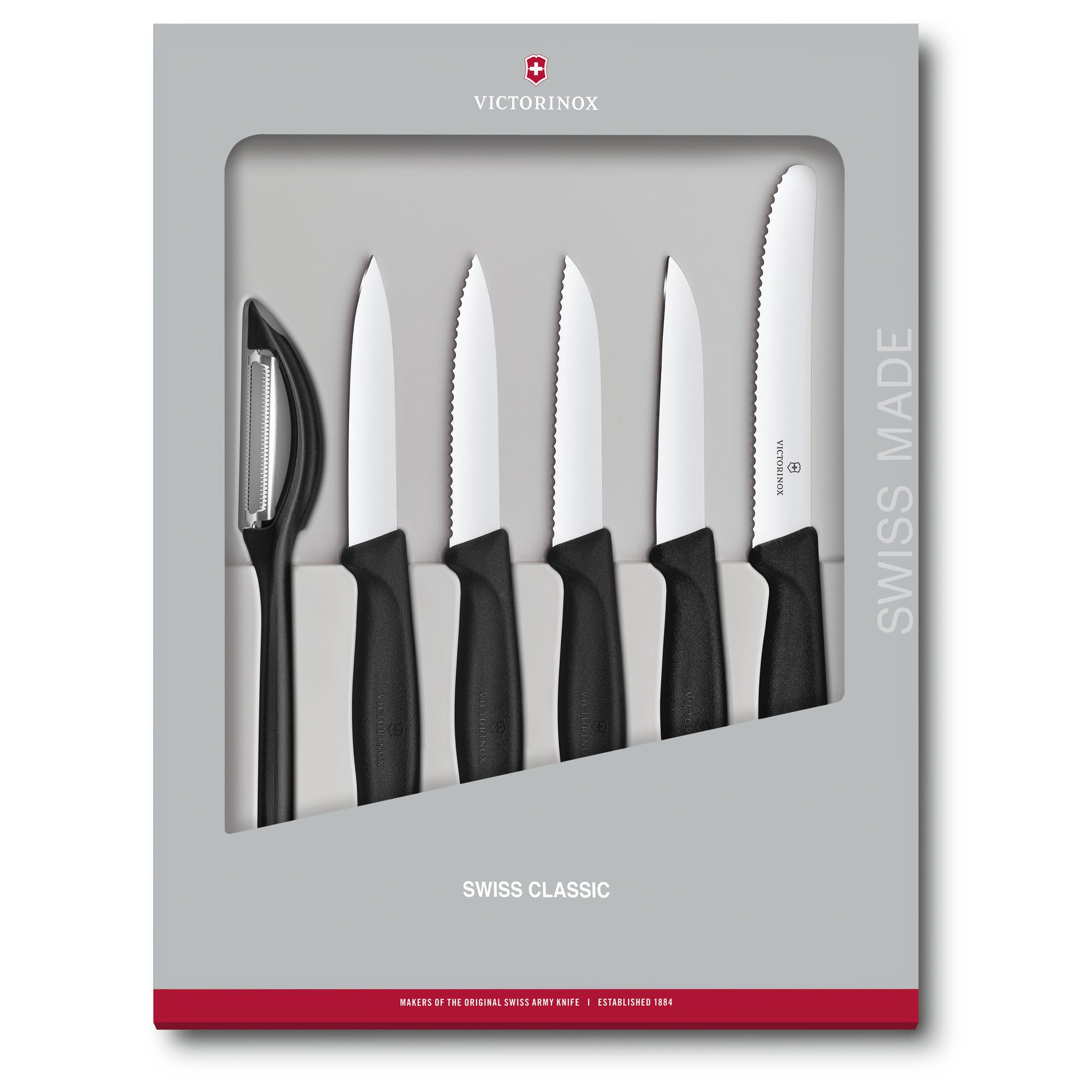 Amazon.com: Swiss Classic Paring Knife Set, 6-Piece: Home & Kitchen