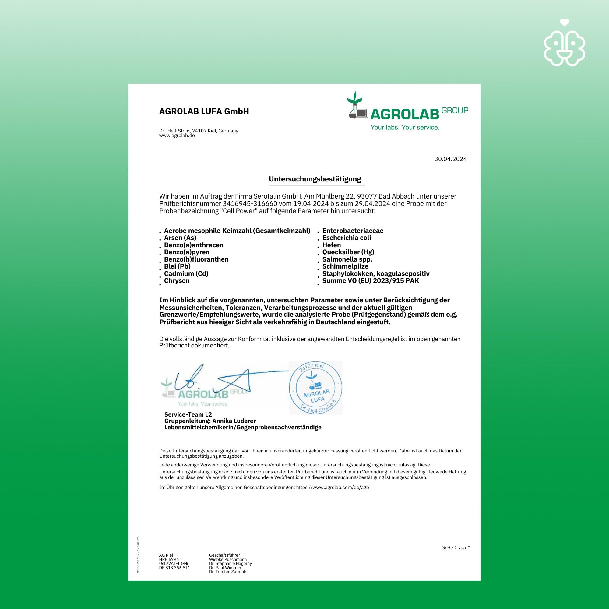 serotalin Active Body Cardio Vital+| Resveratrolo ad alto dosaggio con NAC, vitamina C e polifenoli | 100% vegano & Made in Germany | 1 mese | 60 capsule
