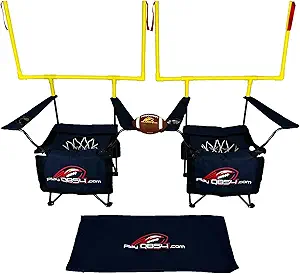 QB54 - The Ultimate Football Yard Game Set, Outdoor Football Toss for Tailgating, Backyard, Beach, Park, Tournaments, Sports Training, Score Touchdowns, Kick Field Goals