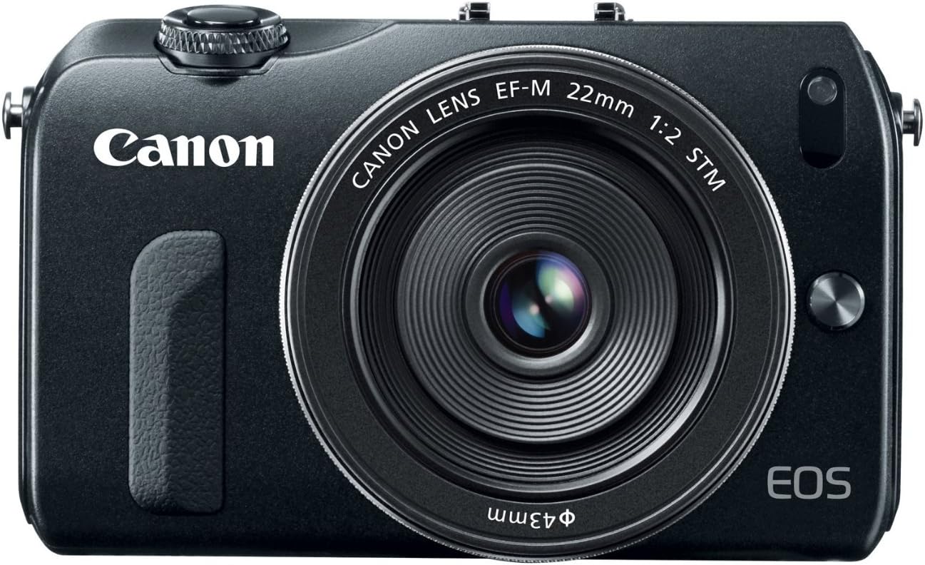 Canon EOS M 18.0 MP Compact Systems Camera with 3.0-Inch LCD and EF-M22 STM Lens Black