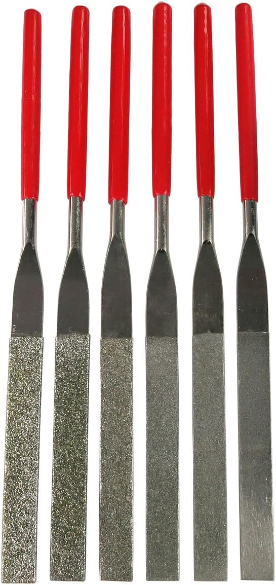 Diamant Feilen Set 10 Stück - Hochverschleißfeste Flachfeilen 100mm