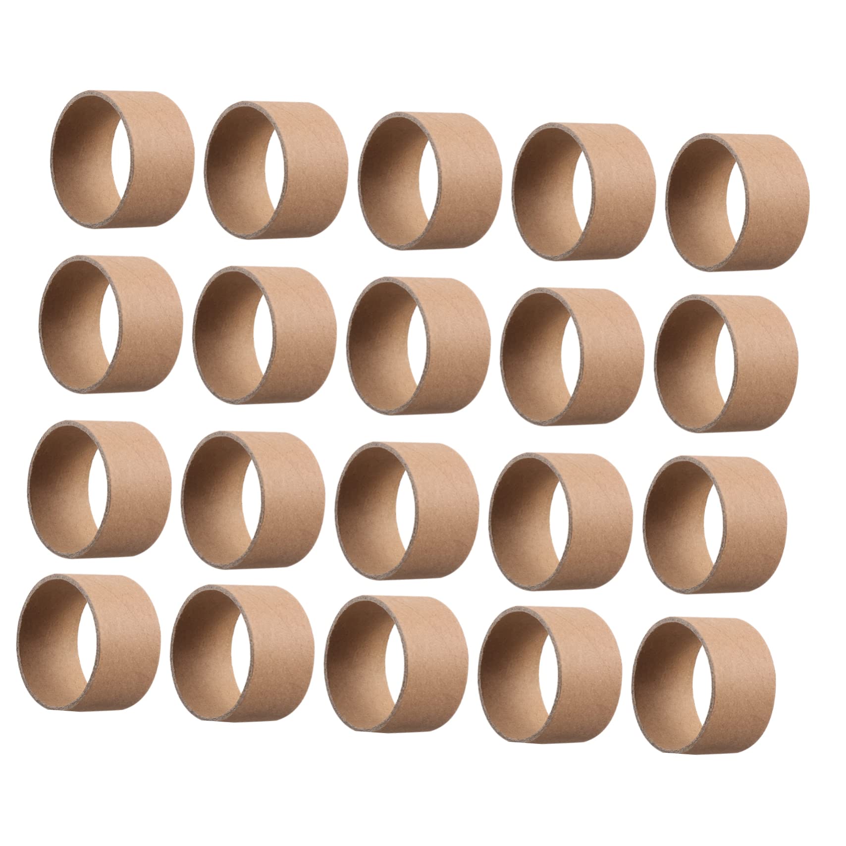 LIFKOME 20Pcs Brown Cardboard Tubes for Crafts Versatile DIY Painting Rolls for Art Projects for and Creative Activities