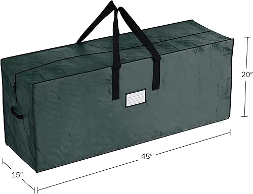 Miniatura 3 de Elf Stor - Paquete de 2 bolsas de almacenamiento grandes para guardar árboles de Navidad, color verde Verde,Rojo,https://www.amazon.com/dp/undefined