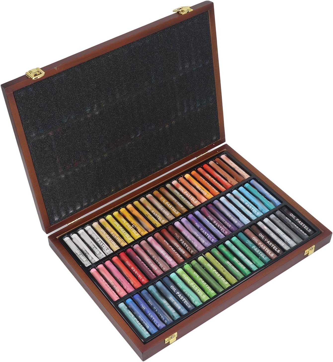 72 Color Oil Pastels Set - Soft Oil Yons for Artists, Strong Adhesion, Multipurpose Drawing & Ting, Portable with Carrying Case, for Kids & Adults