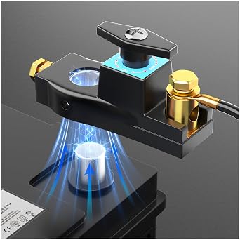 Battery Disconnect Switch, Heavy Duty Battery Shut Off Switch, General High Current Master Battery Power Cut Isolator Kill Switch, Battery Kill Switch for Car, RV and Boat 1