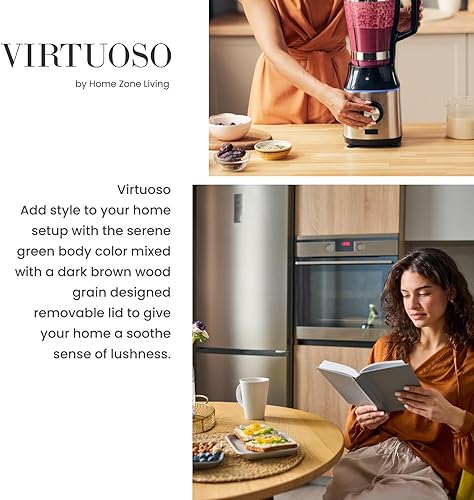 Miniatura 5 de Home Zone Living Bote de basura pequeño de 2 galones, papelera cuadrada con tapa abierta y asa, verde sereno, colección Virtuoso, paquete de 2