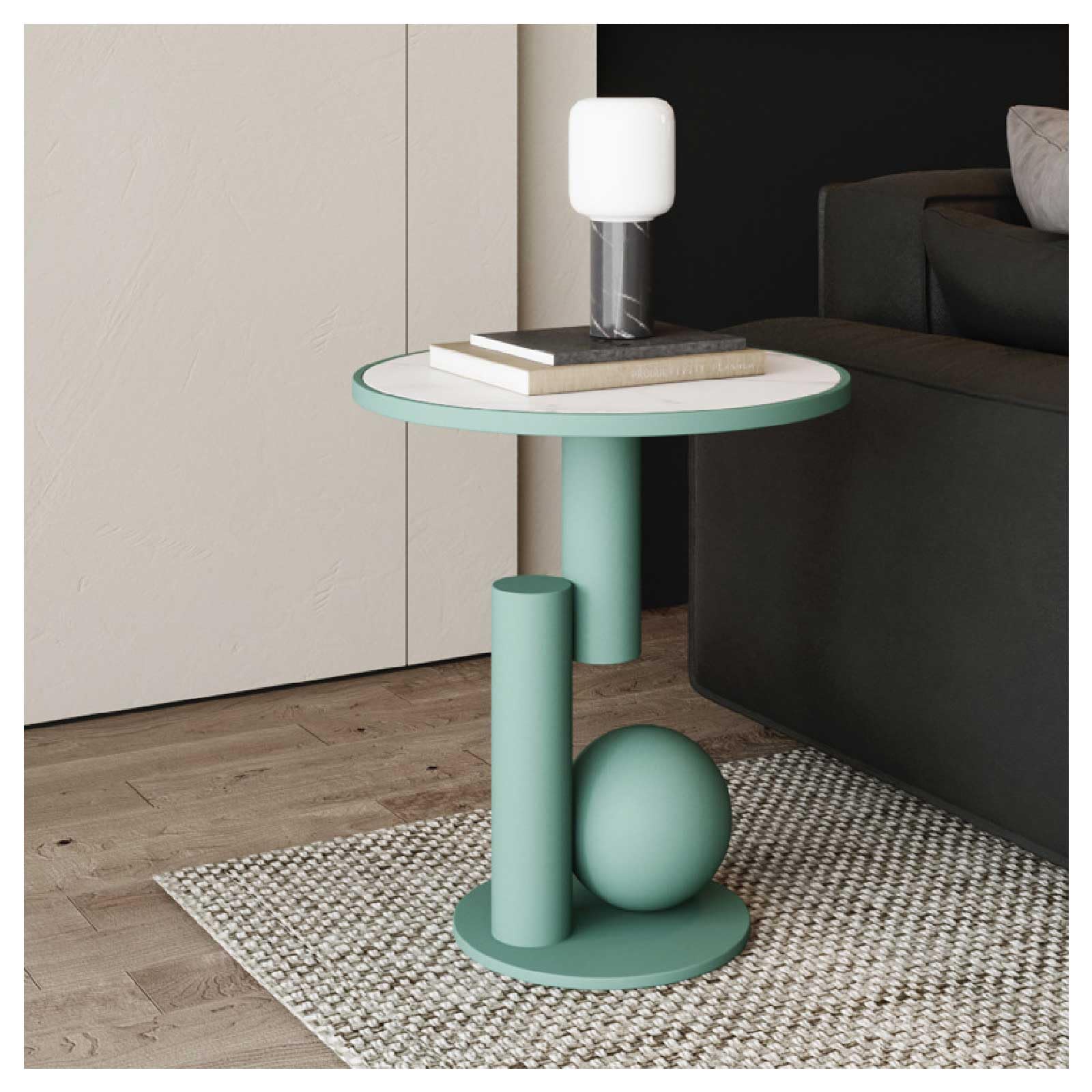 Table de chevet Slish moderne en métal pour sublimer votre chambre