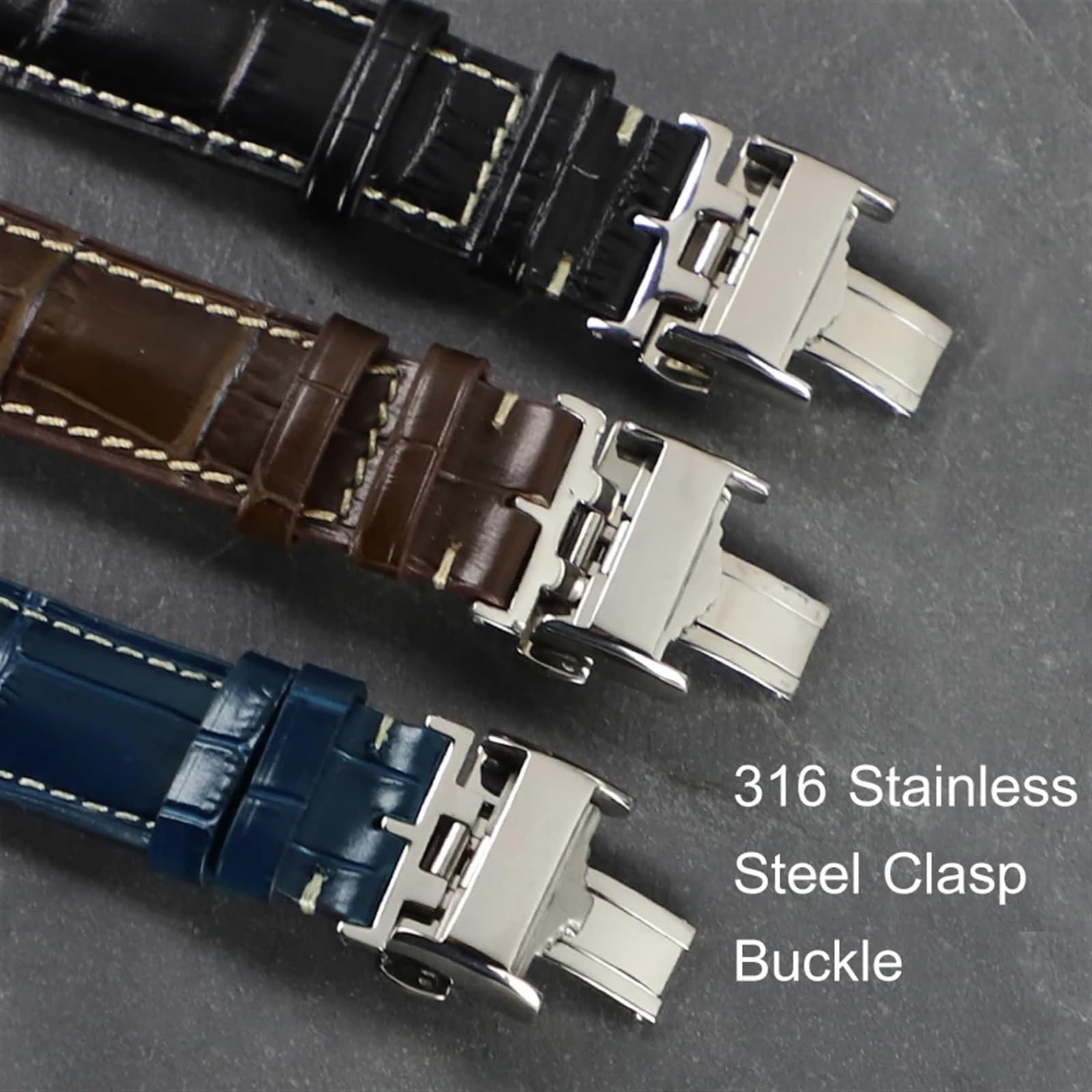 Correas de reloj de cuero de vaca para Longines L2 L4 Master Collection Flagship Evidenza Correa de reloj Pulsera de piel de becerro L2.628.673