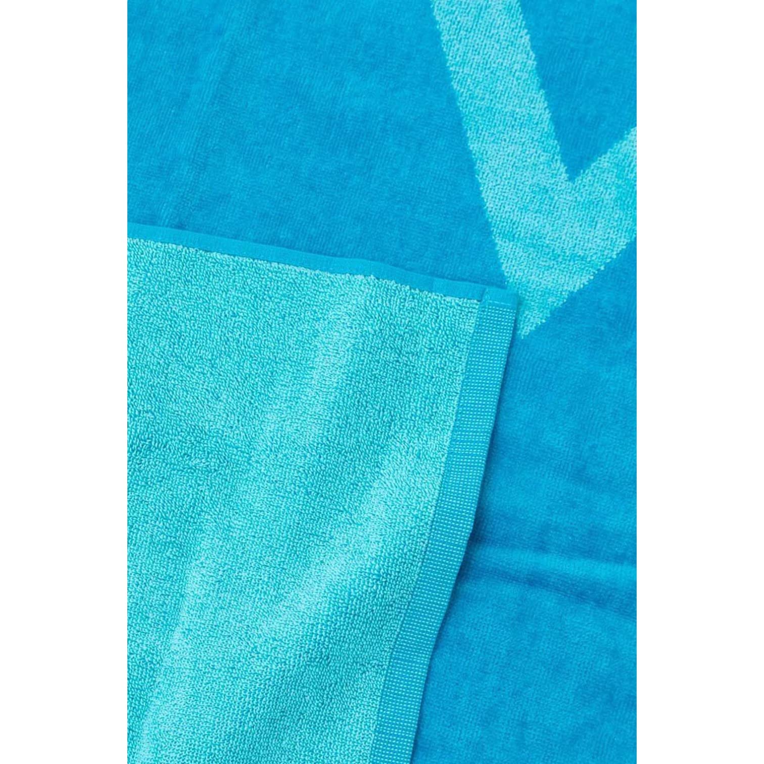 Guess - Toalla de baño con logo grande para mujer, Diamante Azul, Talla única