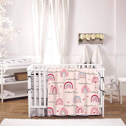 Miniatura 120 de Mantas de bebé personalizadas para niños y niñas, regalos personalizados para bebés, mantas de bebé personalizadas para niñas y niños, artículos