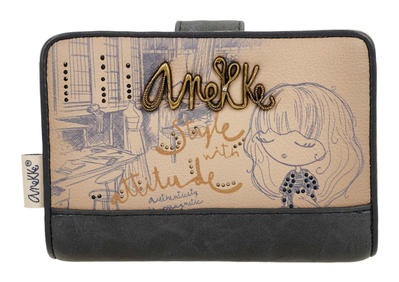 Billetero Mediano RFID Studio Cartera Tarjetero para Mujer y Hombre 8