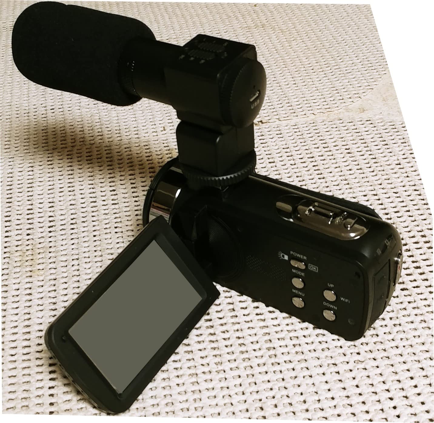 SPRANDOM Video Camera Camcorder 4K 48MP 60FPS WiFi Digital