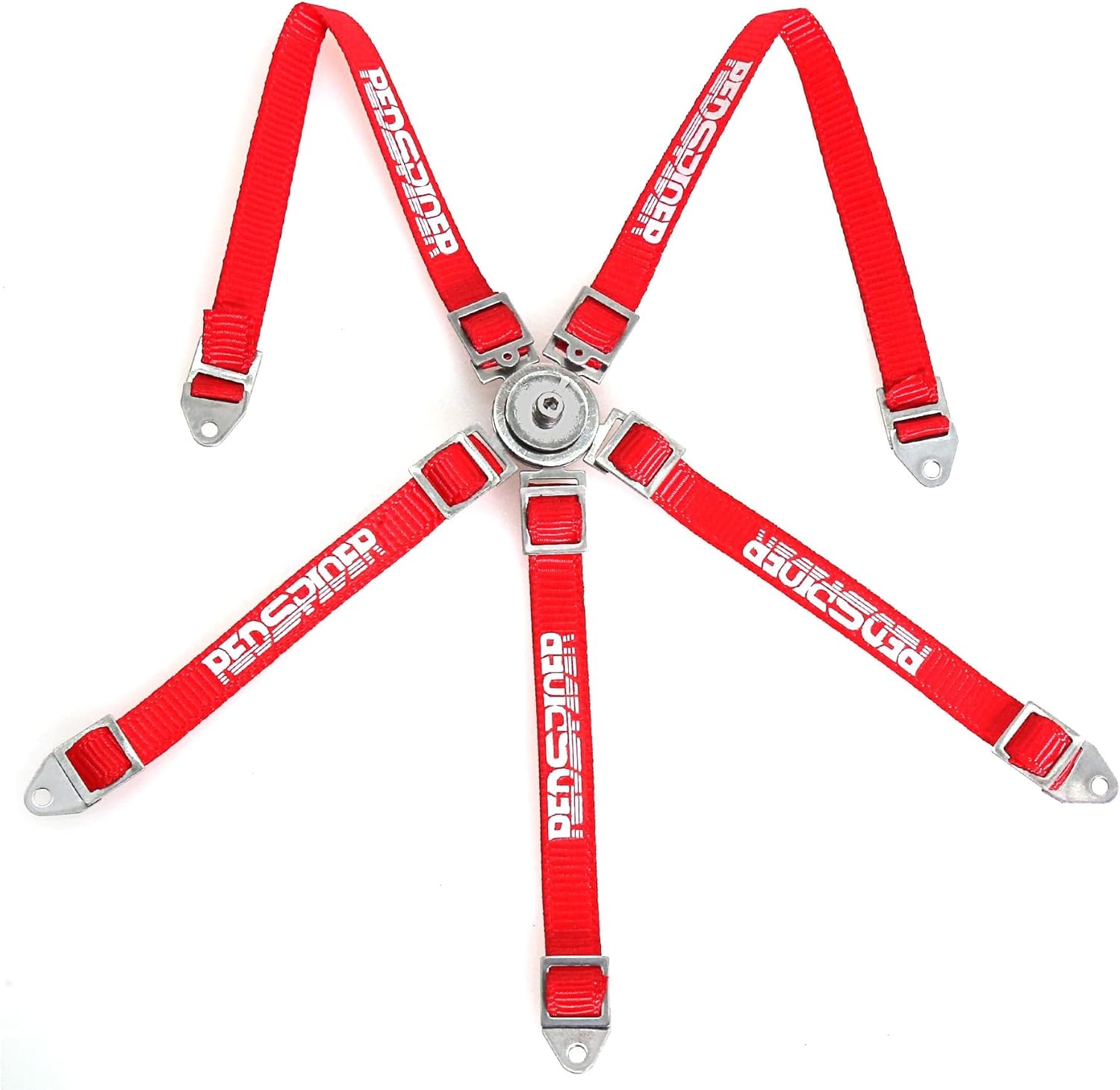 1/10 RC Car Simulation Seat Belt Driver Figure Safety Belt Decoration Accessories for 1:10 RC Crawler Buggy Truck Car Traxxas TRX4 Axial SCX10 II RC4WD D90 Tamiya CC01 Gen8 2PCS RED