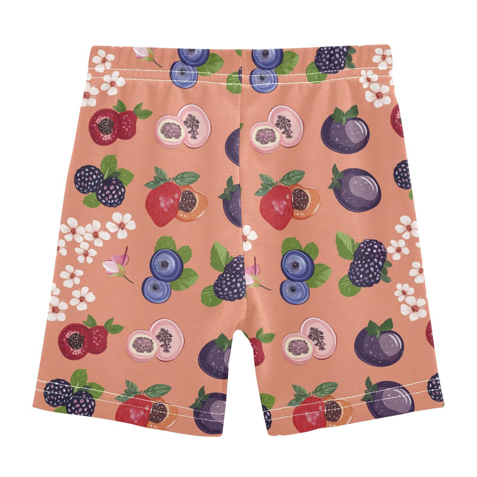 Little Girls Shorts Casual Cotton Khaki Shorts Skater Pants for Vacation 6T Funny Saskatoon Berry Fruit