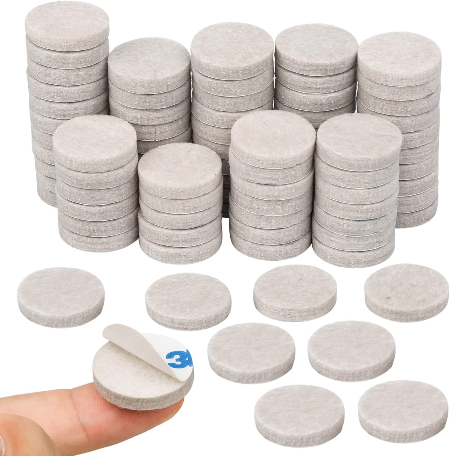 DIY Doctor Felt Furniture Pads Floor Protectors Huge 135 pcs Felt