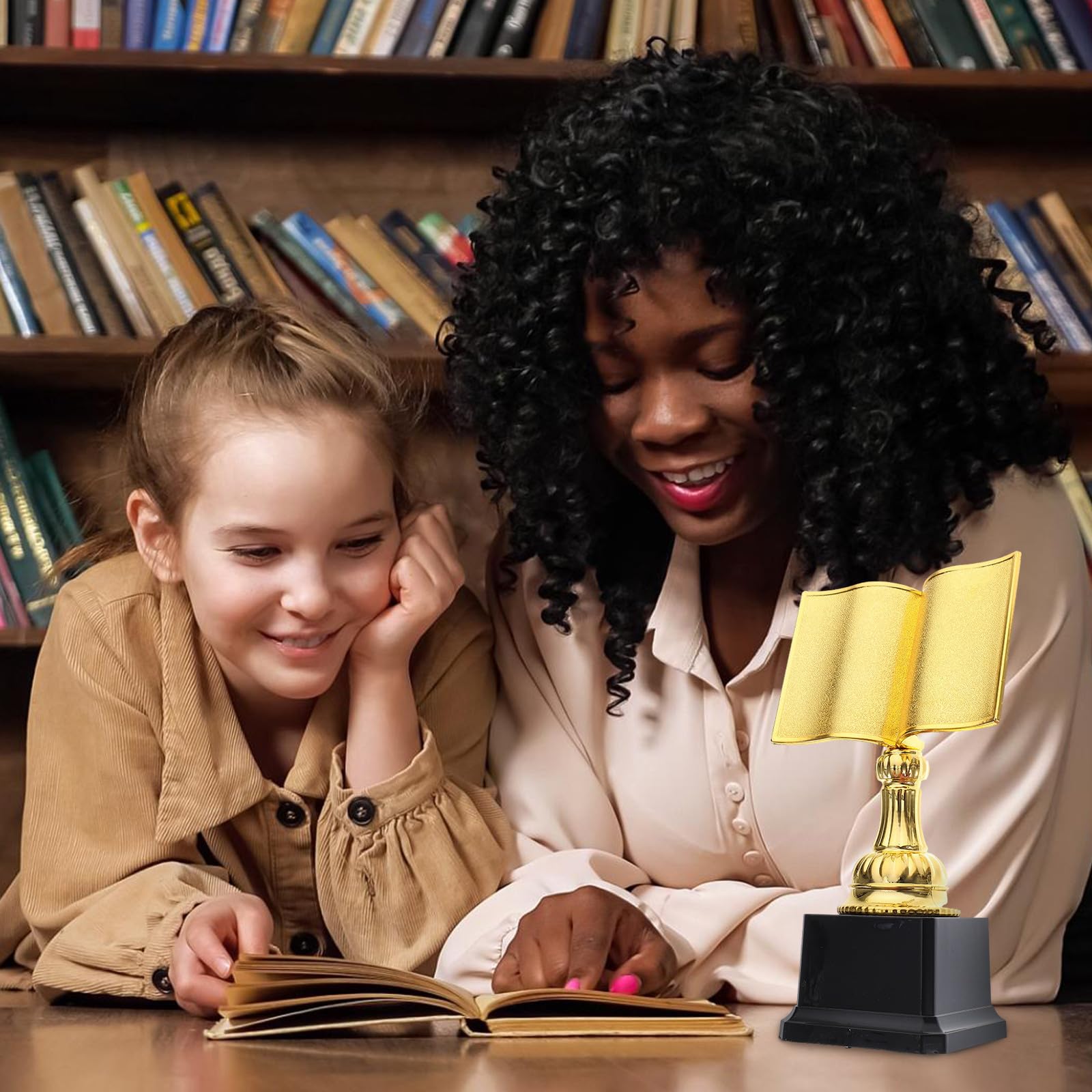 Preistrophäe Kunststoff Pokal Auszeichnung für Gewinner Lesewettbewerb Kompakt und geeignet für Zuhause und Bibliotheken
