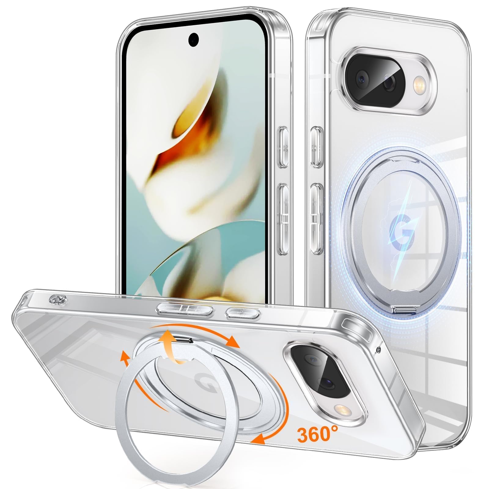 Amazon.co.jp: Google Pixel 9a 用 ケース Magsafe対応 ワイヤレス充電