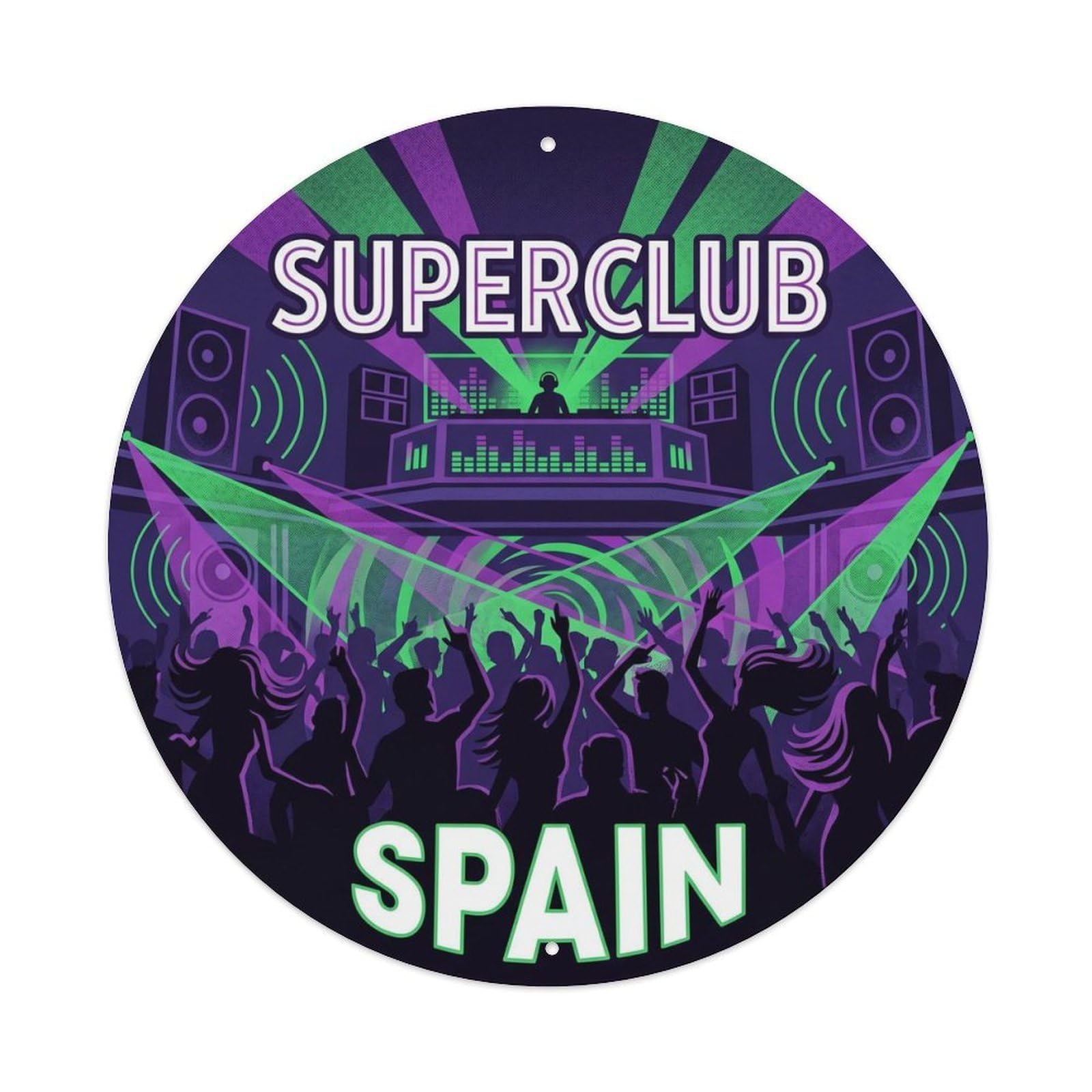 Ibiza Superclub Spain Heritage Travel Destination Metal Tin Sign