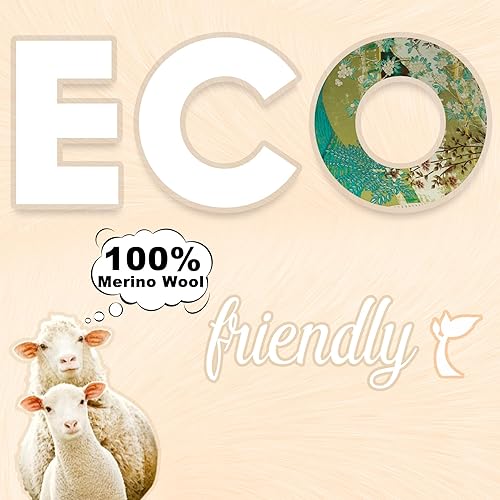 Miniatura 56 de DANA XU Manta de pashmina extragrande 100% de lana merina, bufanda de viaje, bufanda de cachemira para mujer, otoño e invierno, chal de gran