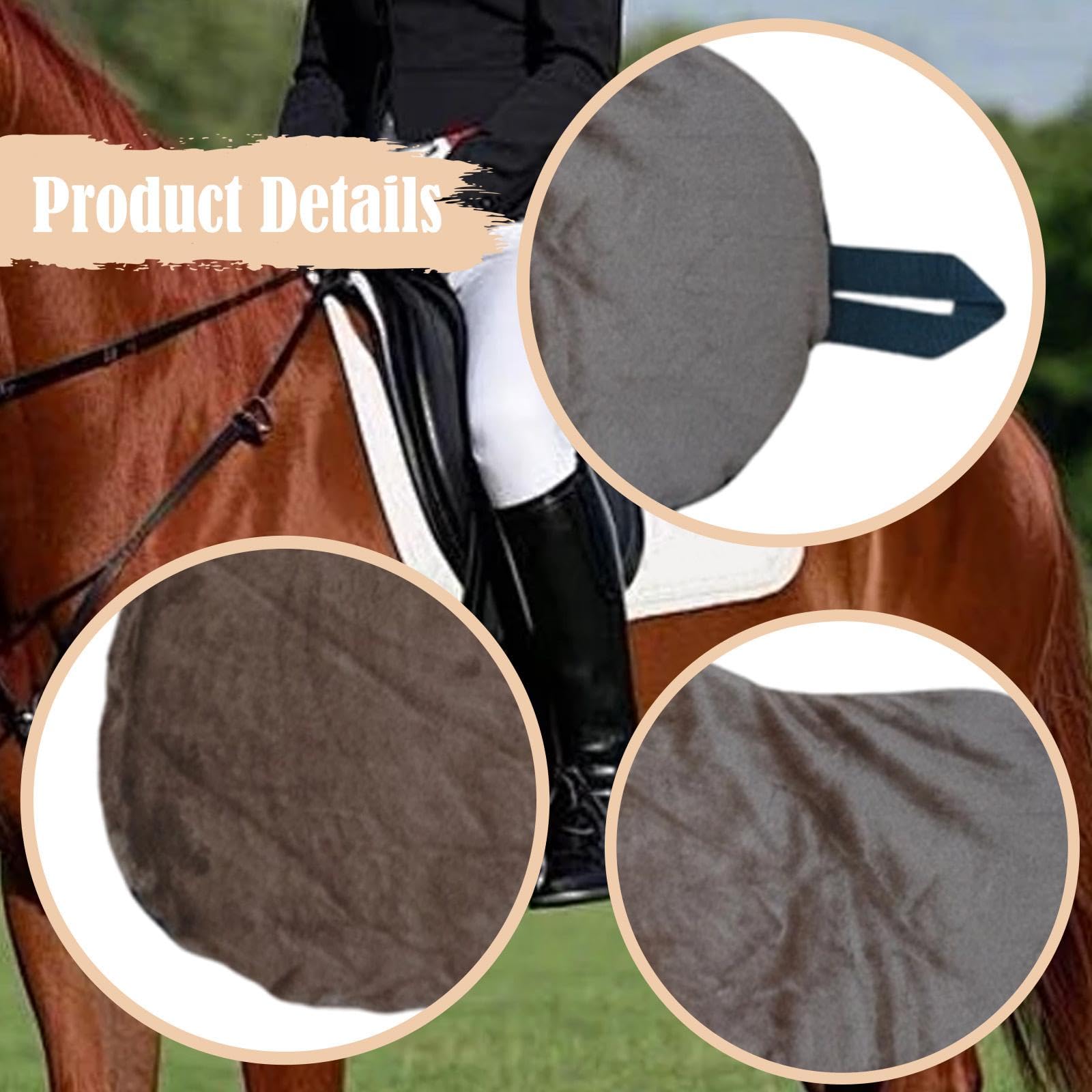Protector de Silla de Montar, Accesorio para Equipo Ecuestre, Cojín Ligero para Silla de Montar