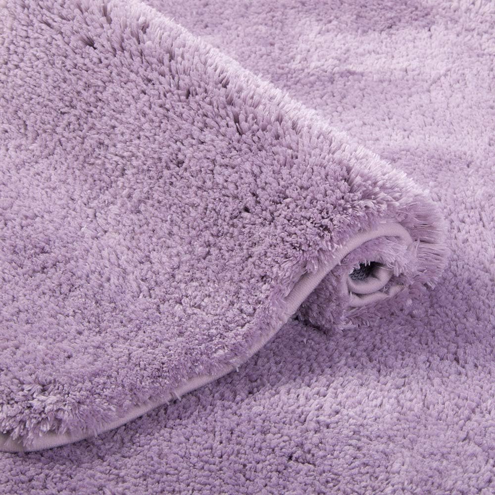 Walensee Bathroom Rug Non Slip Bath Mat for Bathroom (16 x 24, Lavender) Water Absorbent Soft Microfiber Shaggy Bathroom Mat Machine Washable Bath Rug for Bathroom Thick Plush Rugs for Shower : Home & Kitchen