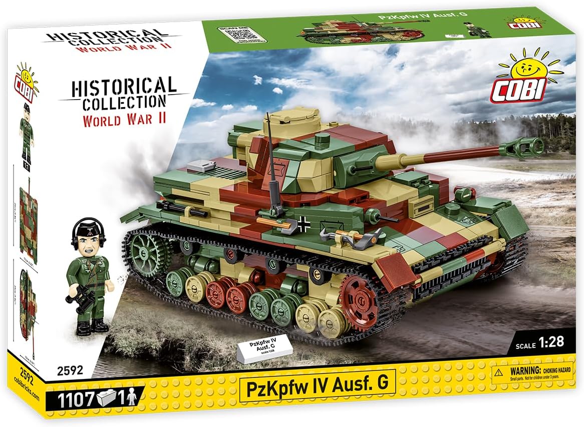 COBI PzKpfw IV Ausf. G Tank Building Set box art