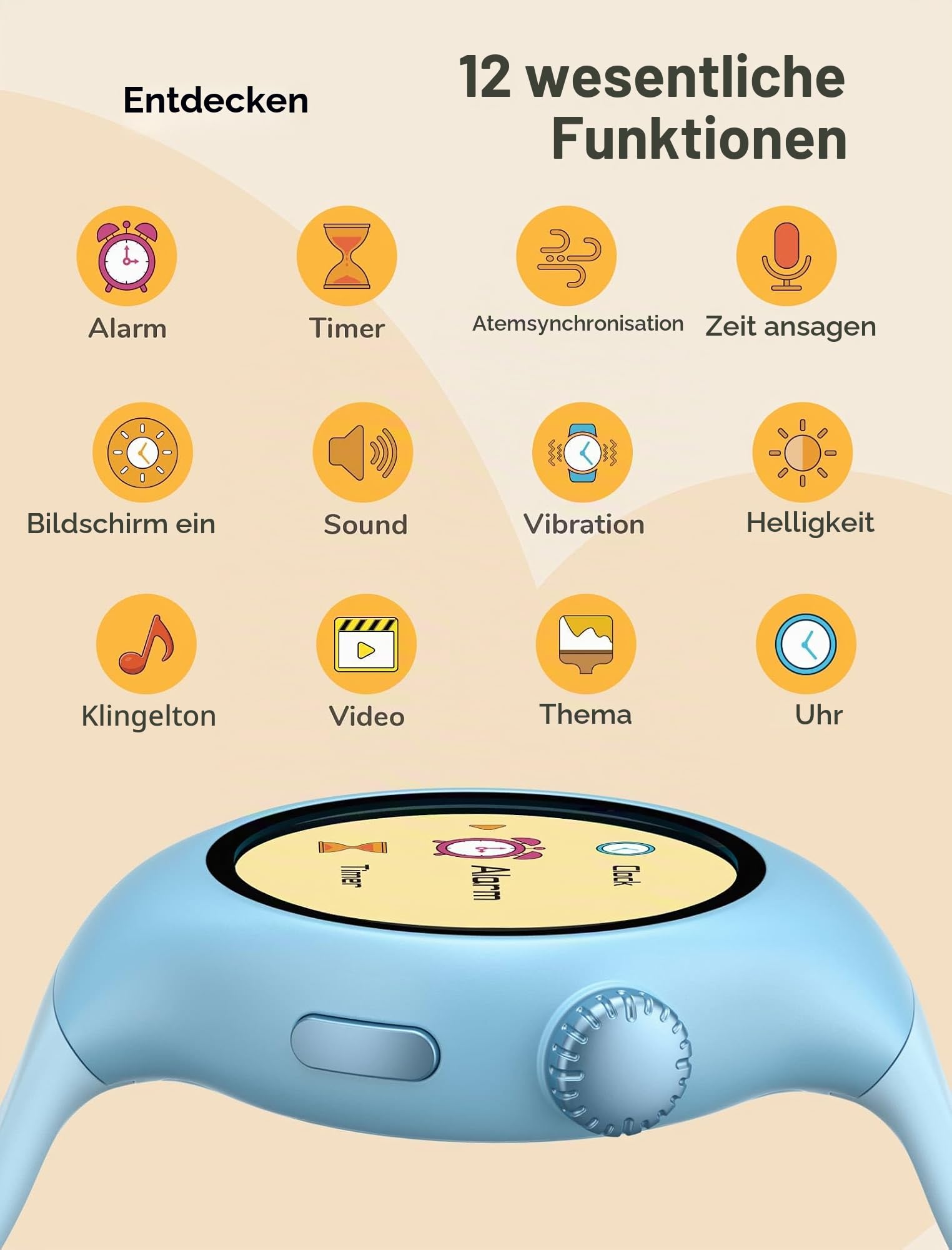 Töpfchentrainingsuhr, Upgrade Wiederaufladbare Töpfchen Erinnerungsgerät für Jungen & Mädchen, Digitale Kleinkinduhr mit Countdown/Musik/Wecker/Vibrationserinnerung, erinnern Sie Kleinkind daran, auf