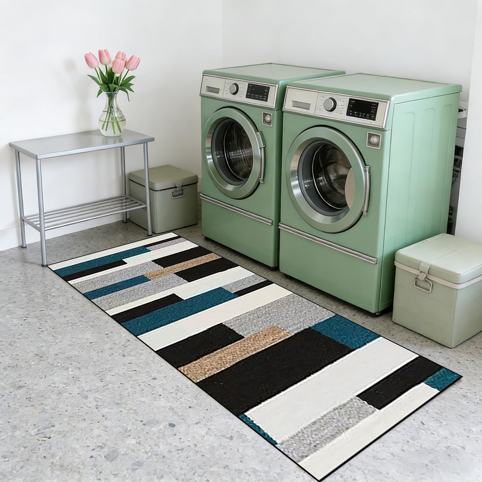Tapis de cuisine absorbant l'eau et l'huile lavable et confort