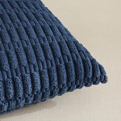 Miniatura 4 de Fancy Homi Gray Samll - Fundas de almohada decorativas de 12 x 12 pulgadas para sala de estar, sofá, cama, sillón, rústico, bohemio, decoración del