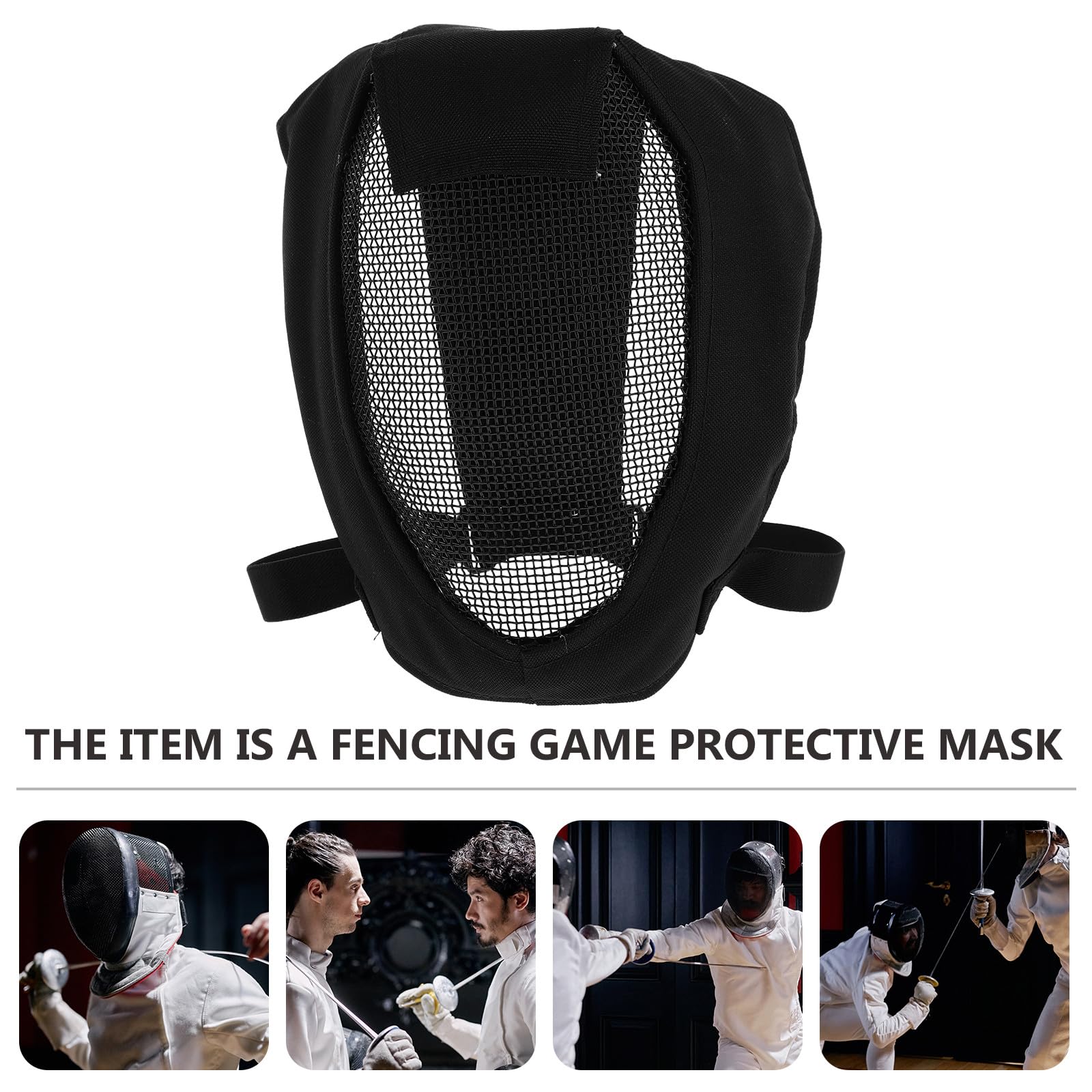 Beavorty Vollgesichtsschutzmaske V3 Metallgitter aus Stahl mit Oxford Stoff Tragbar und Verschleißfest für Outdoor-Sport und Jagd im Freien