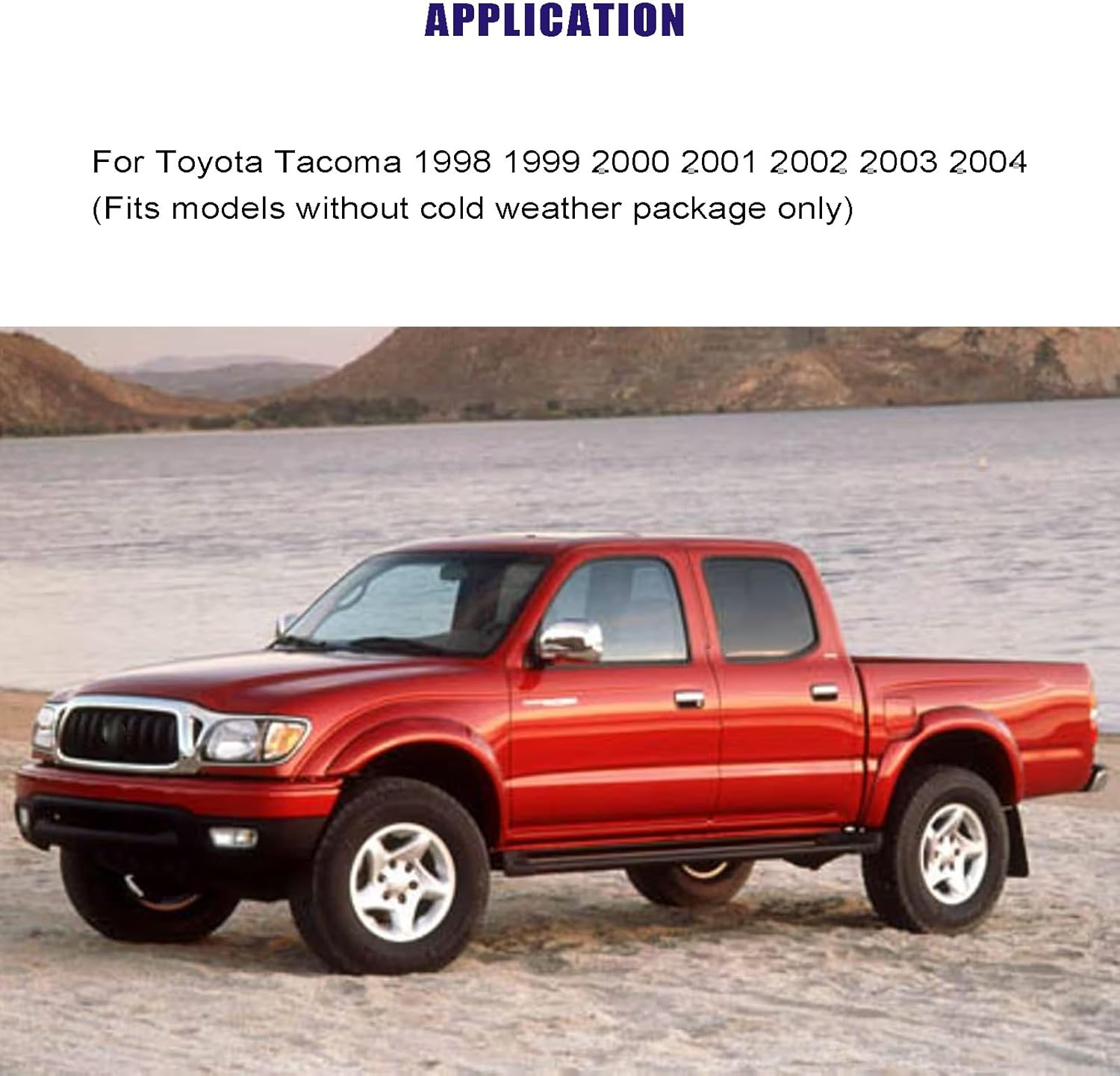 Windshield Washer Reservoir 85315-04050 Without Sensor Hole in Bottom, Compatible with Toyota Tacoma 1998 1999 2000 2001 2002 2003 2004, Wiper Fluid Reservoir Tank, Jar Assy