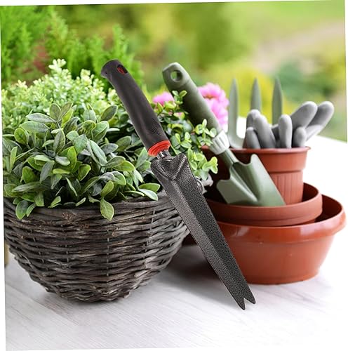 Miniatura 8 de Práctico extractor de desbrozadora, herramienta extractor de desbrozadora de acero, herramientas de deshierbe de mano bifurcada, herramienta de