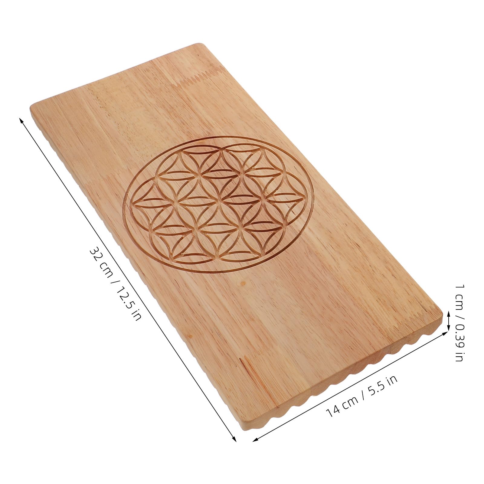 TOYANDONA Lot de 2 planches de massage en bois pour le yoga,