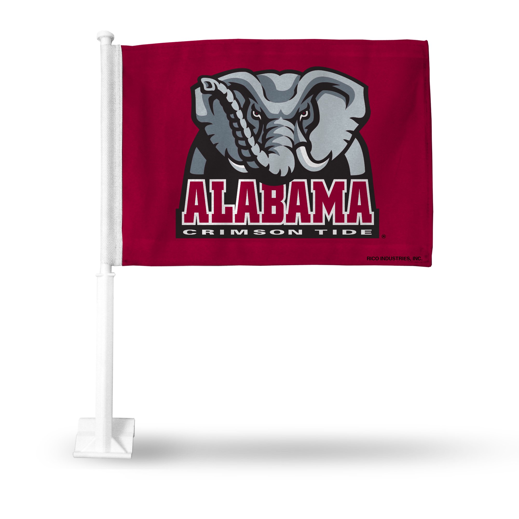 Drapeau de voiture Alabama bordeaux pour jours de match et trajets