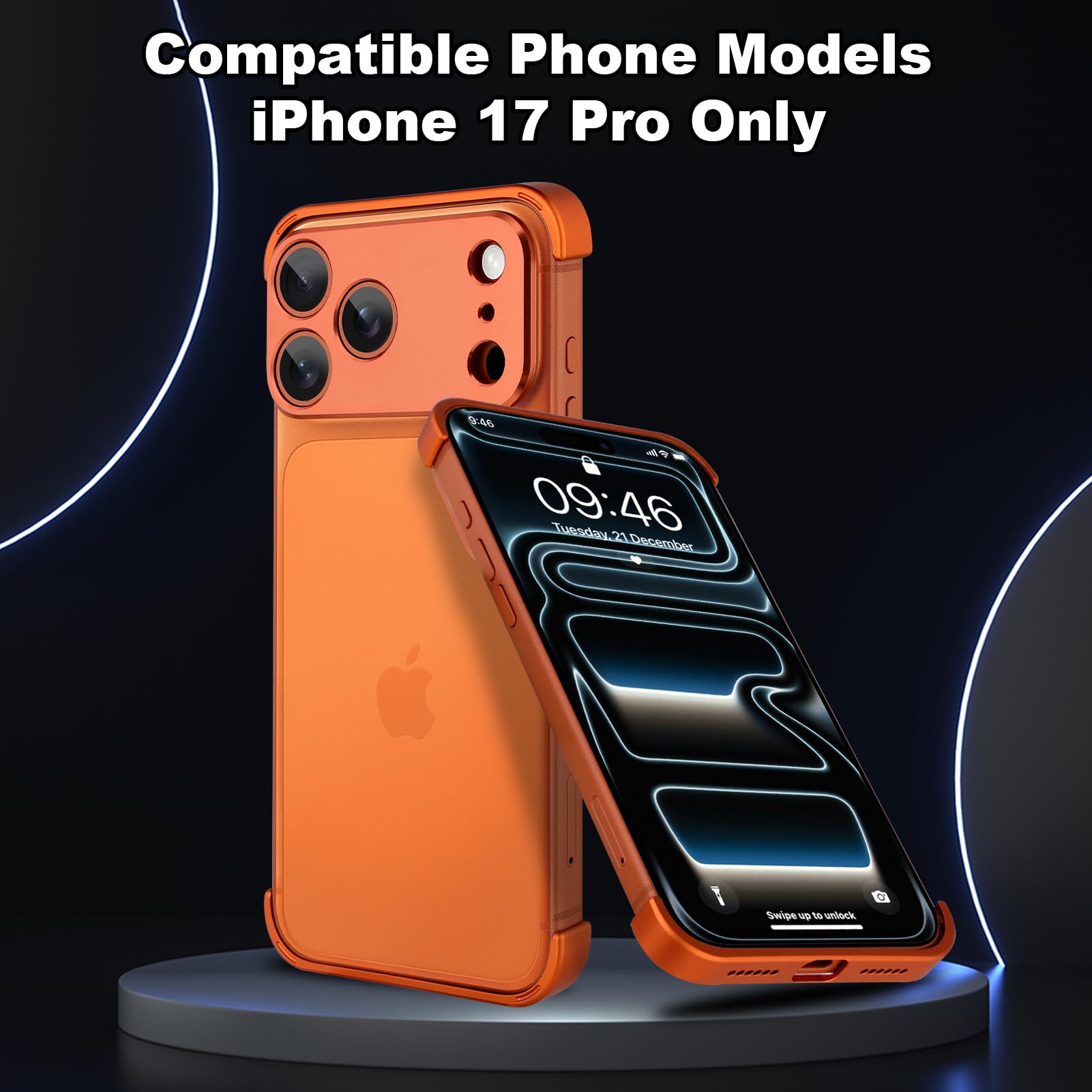 Amazon.com: aidvaia Metal Frameless Phone Case Compatible with
