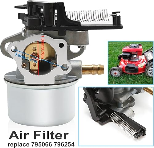 Miniatura 6 de 591137 590948 Reemplazo de carburador para Brigs - Straton 775EX repuesto de motor para cortacésped Troy Bilt TB360 111P02 114P02 11P902 121Q02