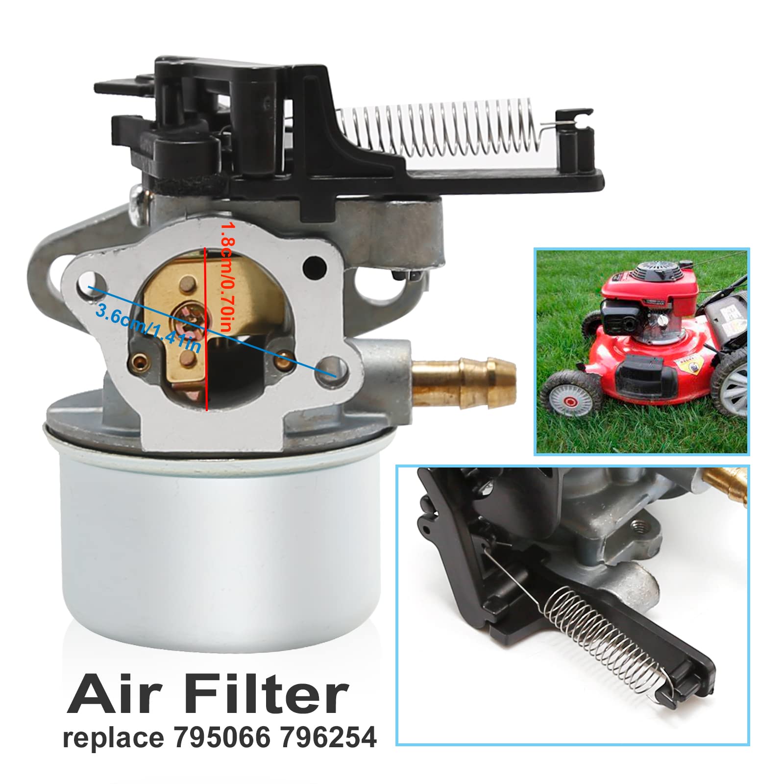 Carburetor For Briggs & Stratton 775 Professional Motor 175cc - Foto 4